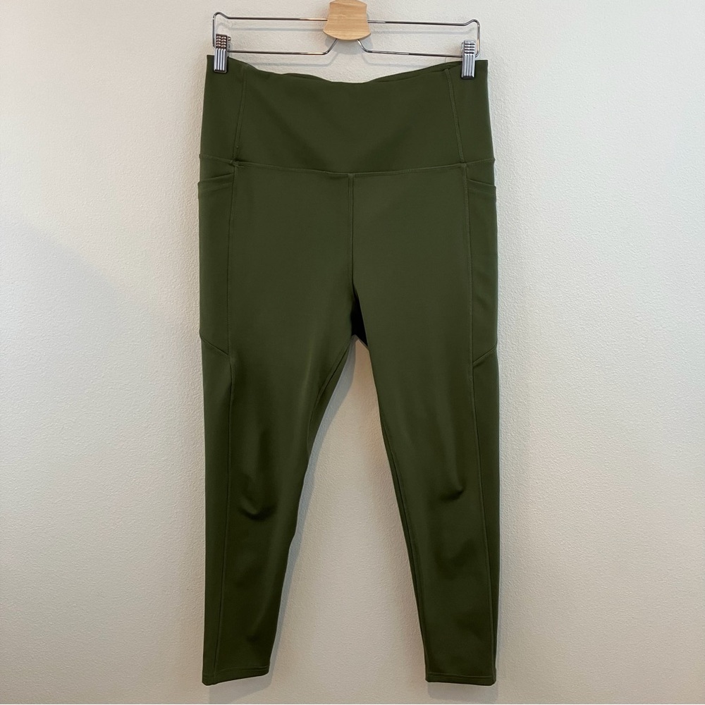 Nicole Miller | Sport Olive Green Leggings - Picture 2 of 7